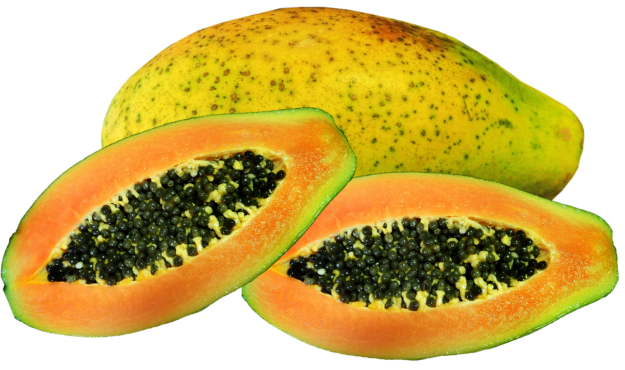 Papaya Stück